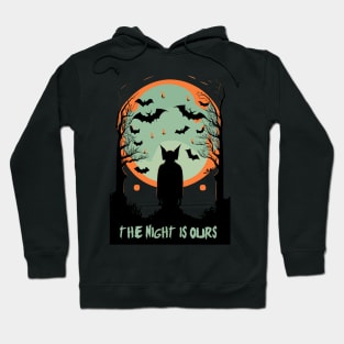 the night is ours. bat people Hoodie